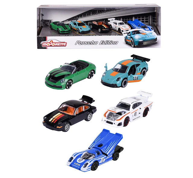 Porsche 5-Pack Lahjapakkaus Majorette