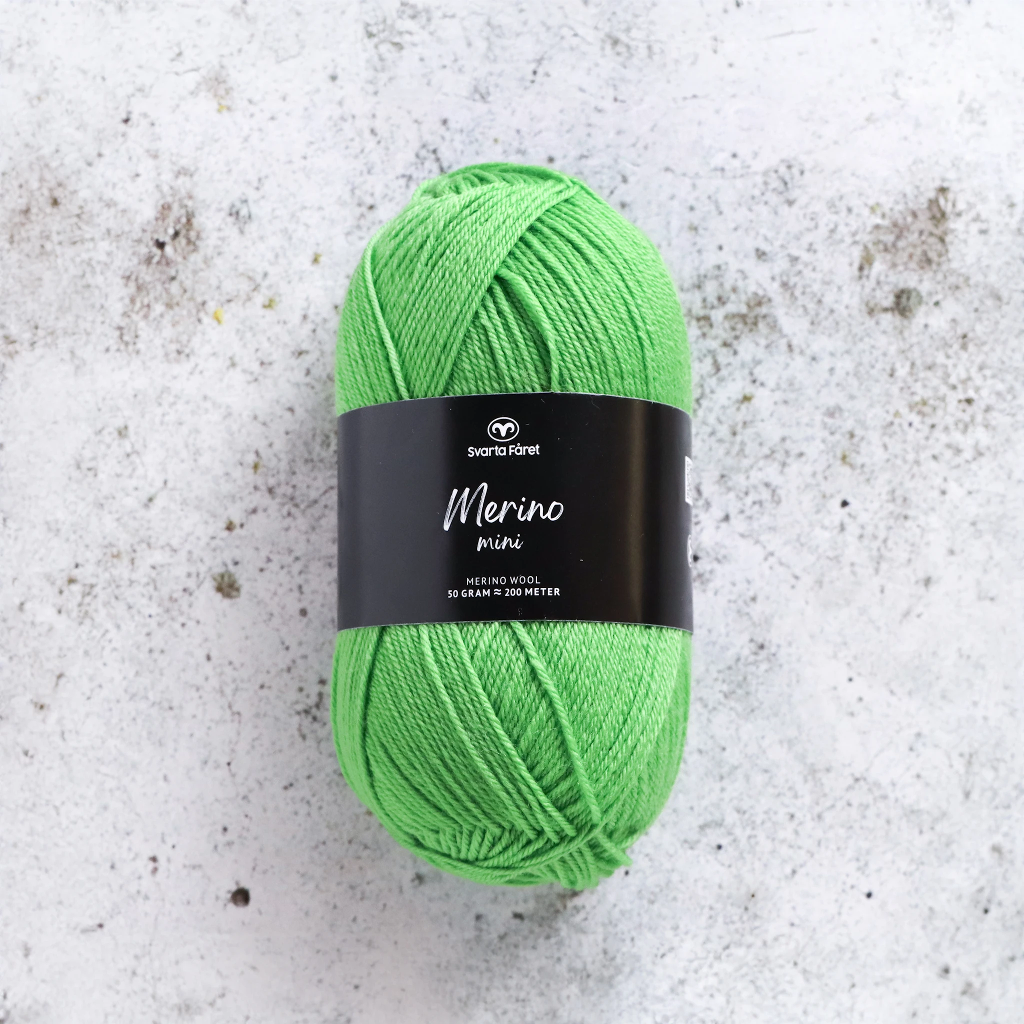 Produktbild för Merino Mini 50g Svarta Fåret