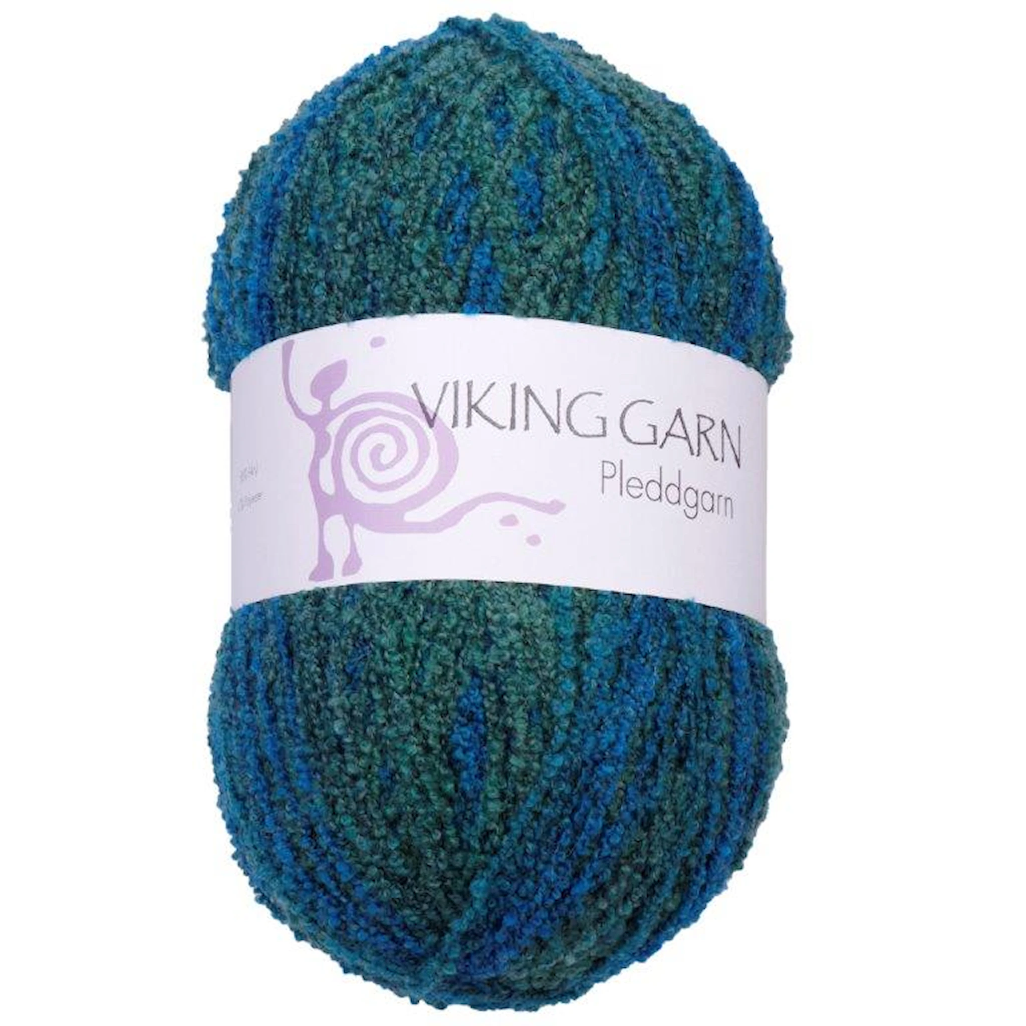 Tuotekuva ille Pleddgarn 350 g sininen/vihreä Viking Garn