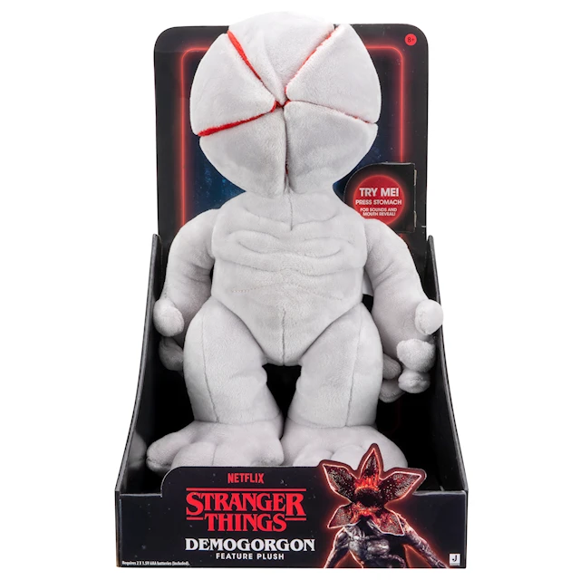 Ominaisuus Pehmoinen Demogorgon, jossa on Stranger Things