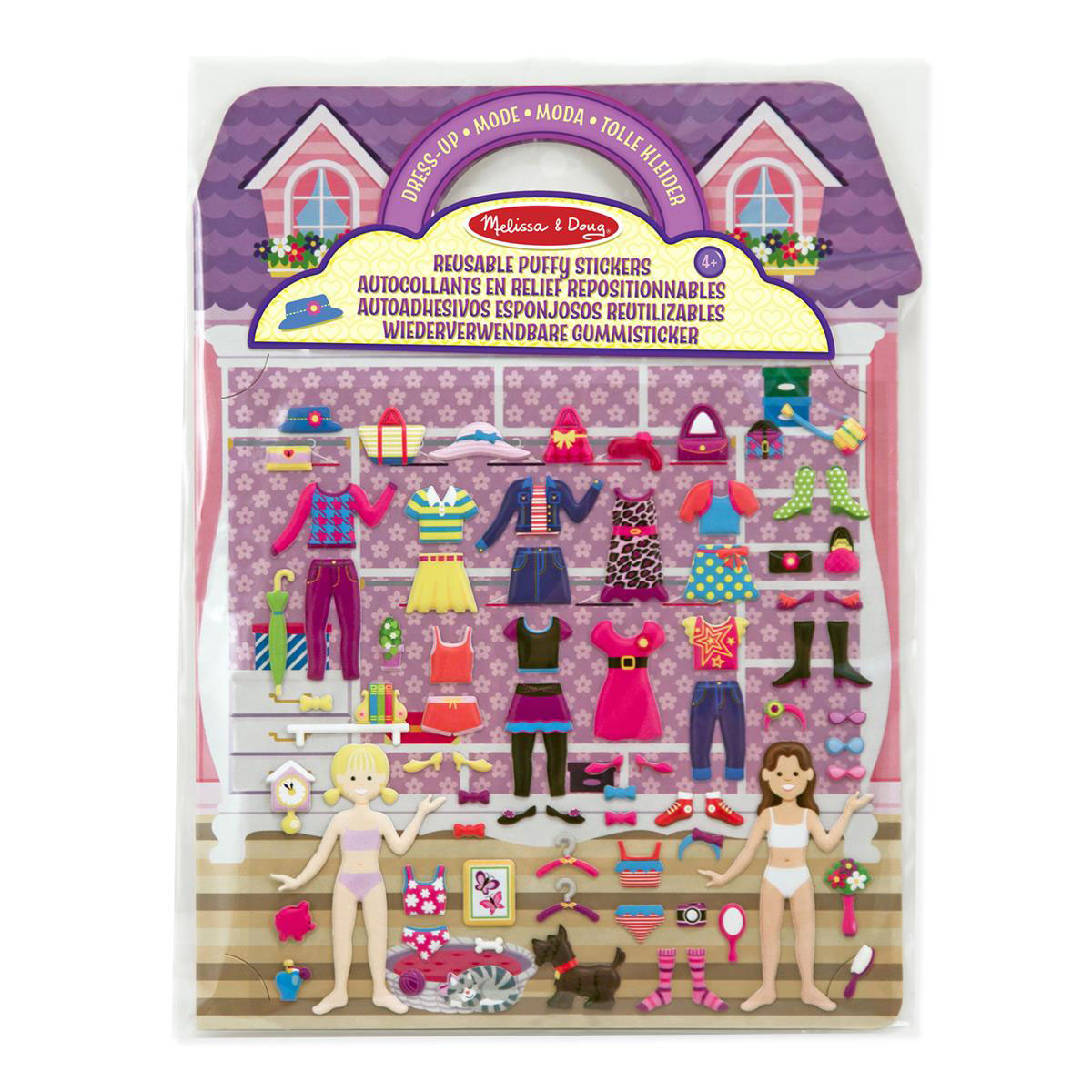 Reusable Puffy Stickers Dress-Up Melissa & Doug