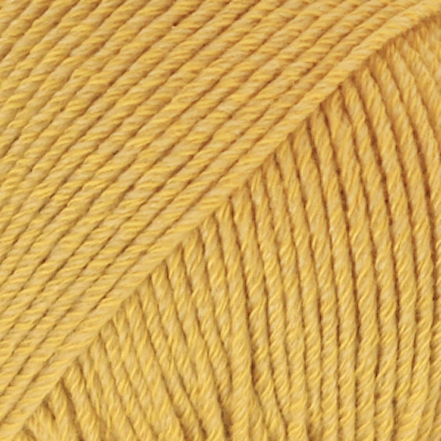 Cotton Merino Uni Colour Lanka Villasekoitus 50 g Mustard 15 Drops