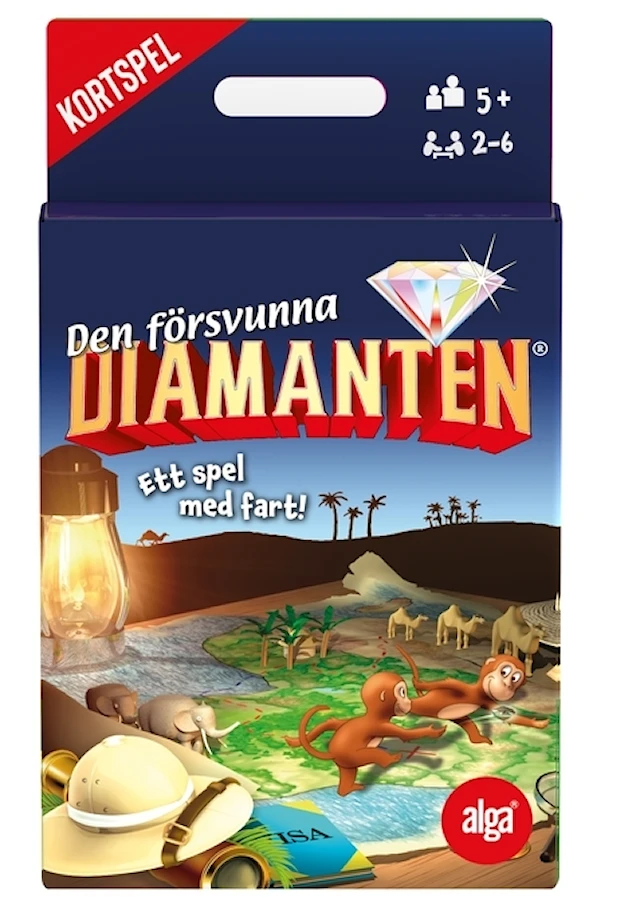 Diamanten Kortspel/resespel, Alga (SE)