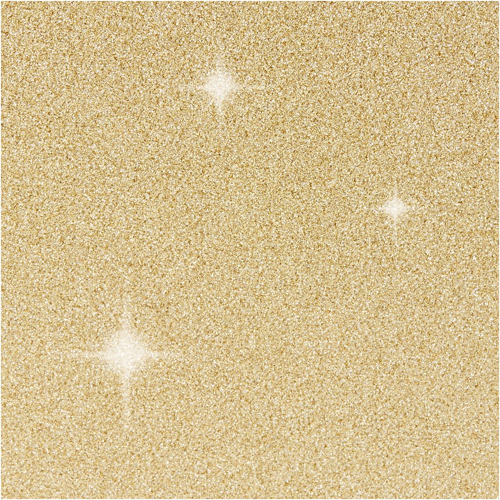 Kort och Kuvert Glitter Guld 10,5x15 cm 4-pack
