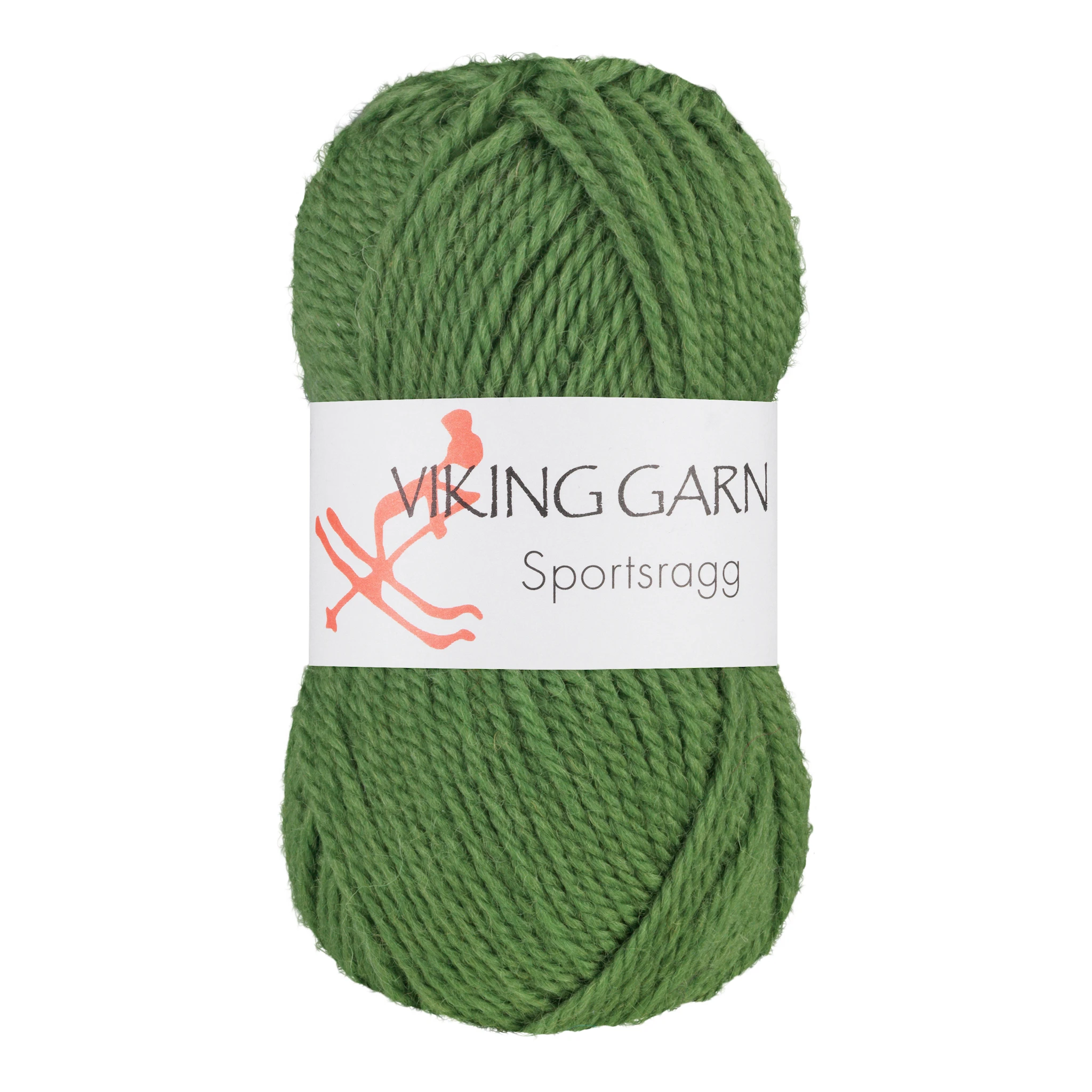 Produktbild för Sportsragg Garn Ullmix 50 g Grön 533 Viking Garn
