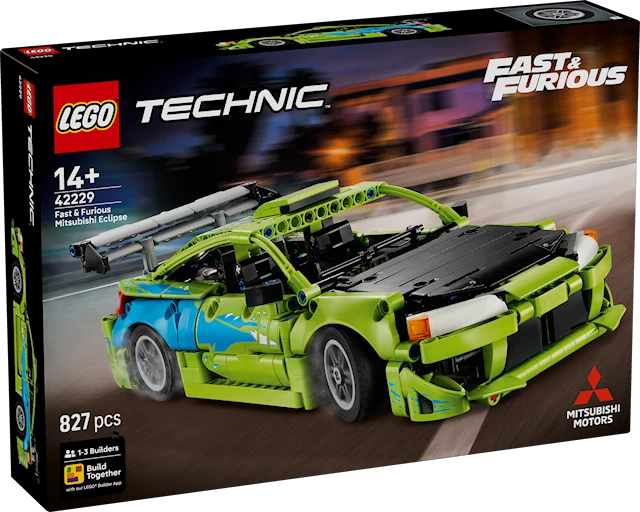 Fast and Furious Mitsubishi Eclipse ‑auto LEGO® Technic (42229)
