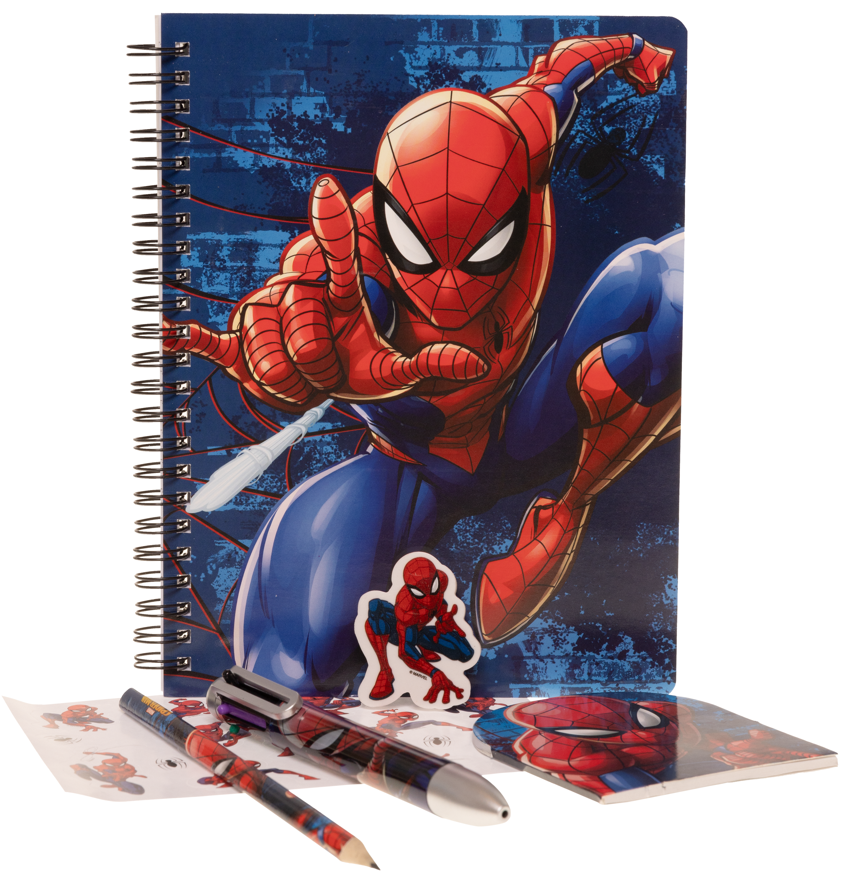 Spiderman Skrivset med flerfärgspenna