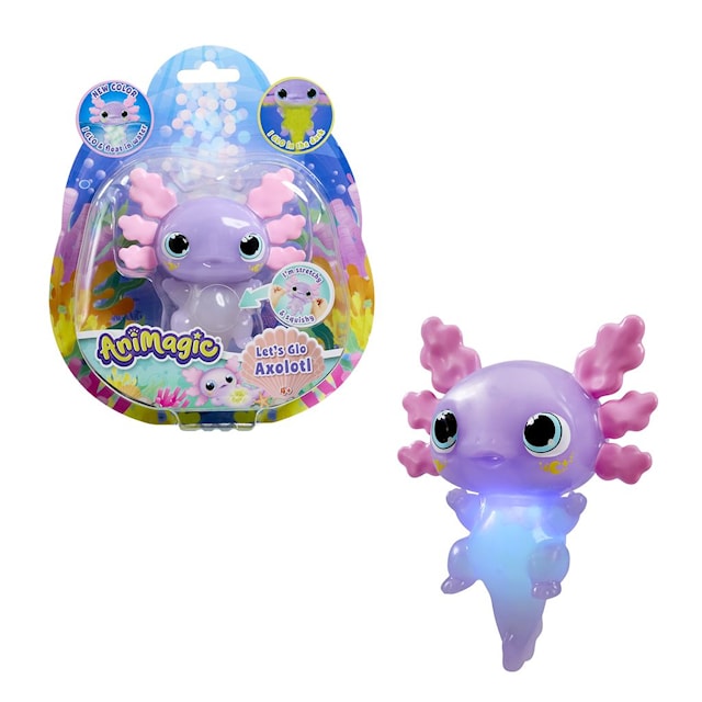 Tuotekuva 1 - Animagic Let's Glo Glow in the Dark Axolotl