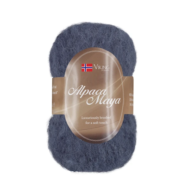 Alpaca Maya 50 g laivastonsininen Viking Garn