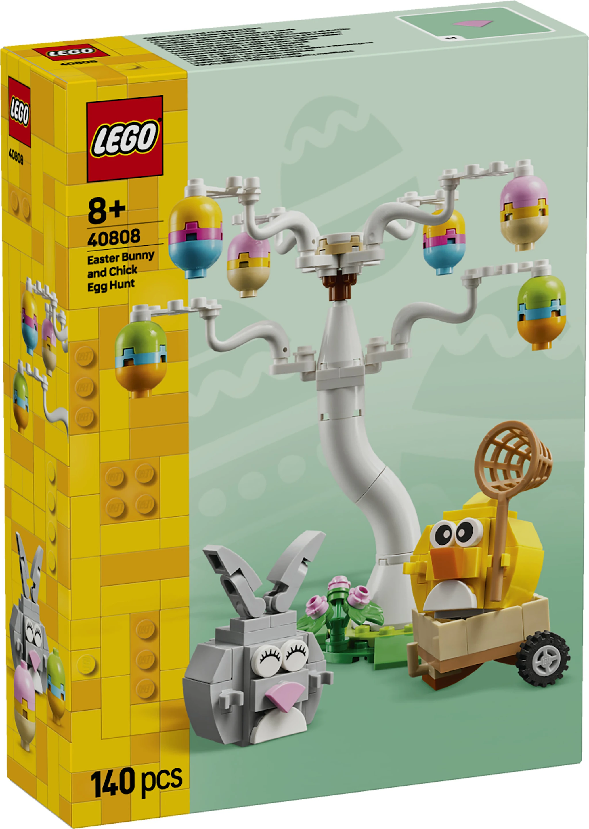 Produktbilde for Eggjakt med påskehare og kylling LEGO® Iconic (40808)