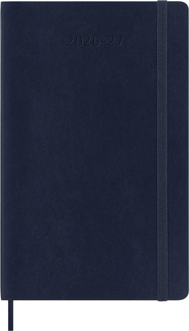 Classic Soft 18M 26/27 Week Note Large Sapphire Blue Moleskine