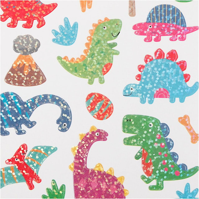 Tuotekuva 3 - Tarrat, Dinosaurukset, arkki 15x16,5 cm, 1 ark