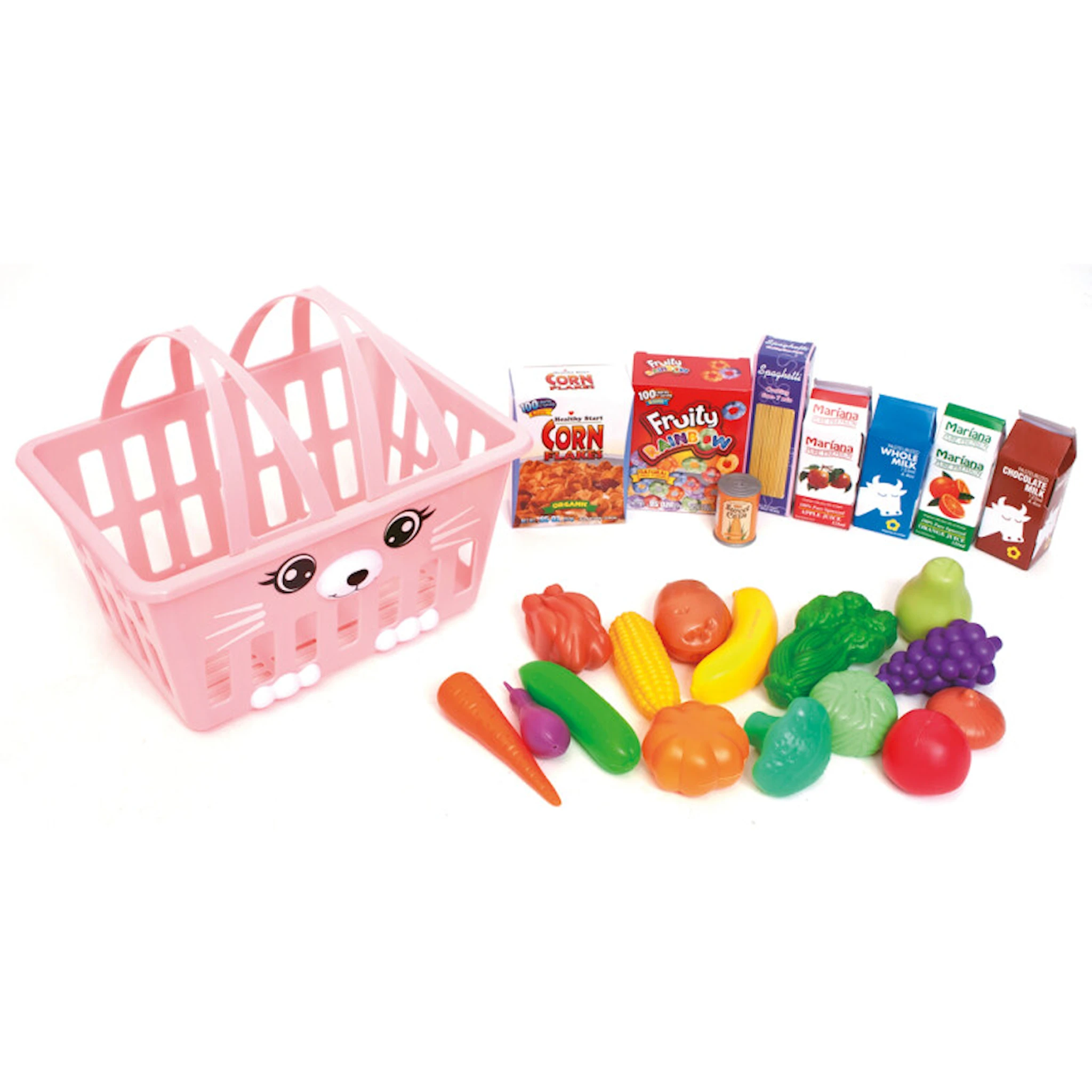 Produktbilde for Leksaksvarukorg med Matvaror Zoo Troop