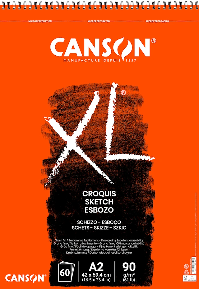 Canson XL Croquis 60 Arkkia 90 g A2