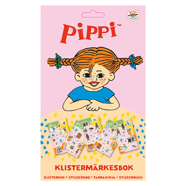 Klistermärkesbok Pippi