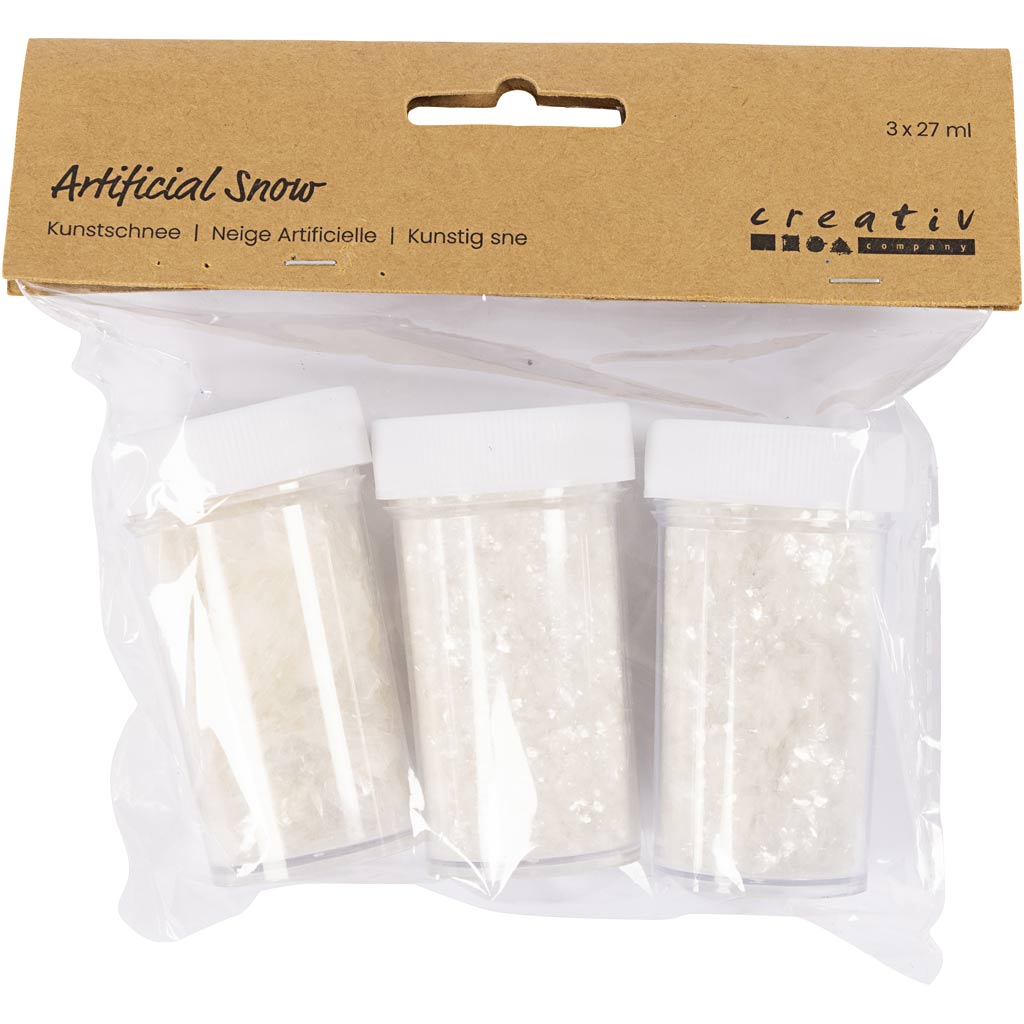 Konstgjord snö vit 3x27 ml/ 1 förp.