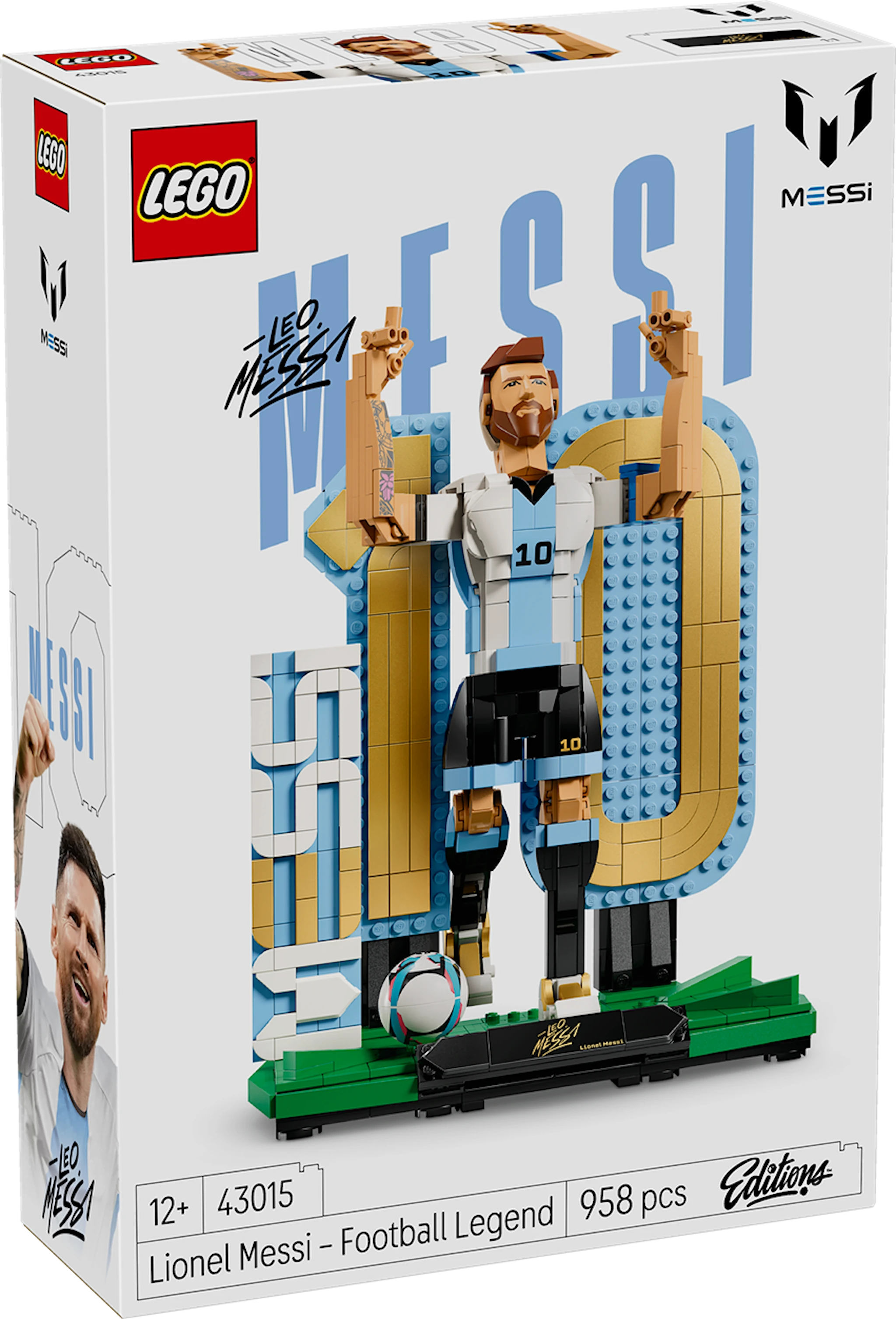 Tuotekuva ille Lionel Messi – jalkapallolegenda LEGO® Editions (43015)