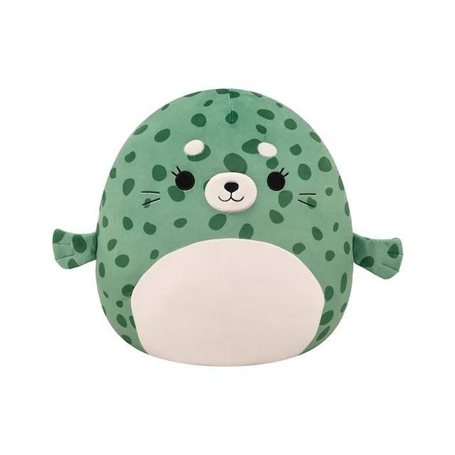 Squishmallows Pehmolelu 40 cm Chutney Dark Green Spotted Seal