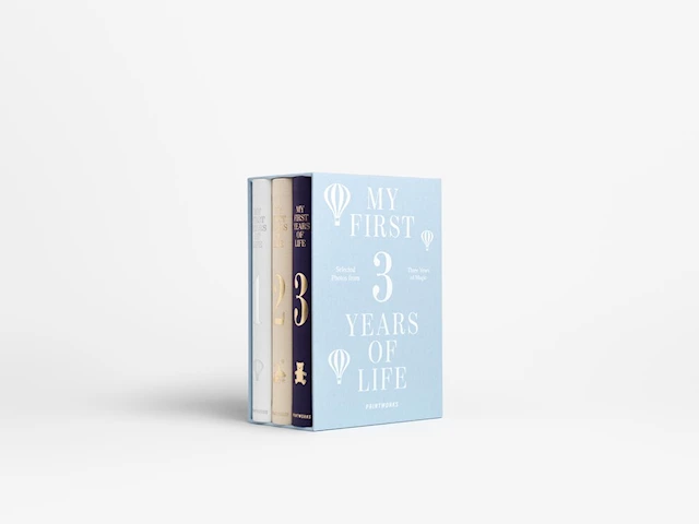 Photo Book Baby 3-pack My First 3 Years Printworks