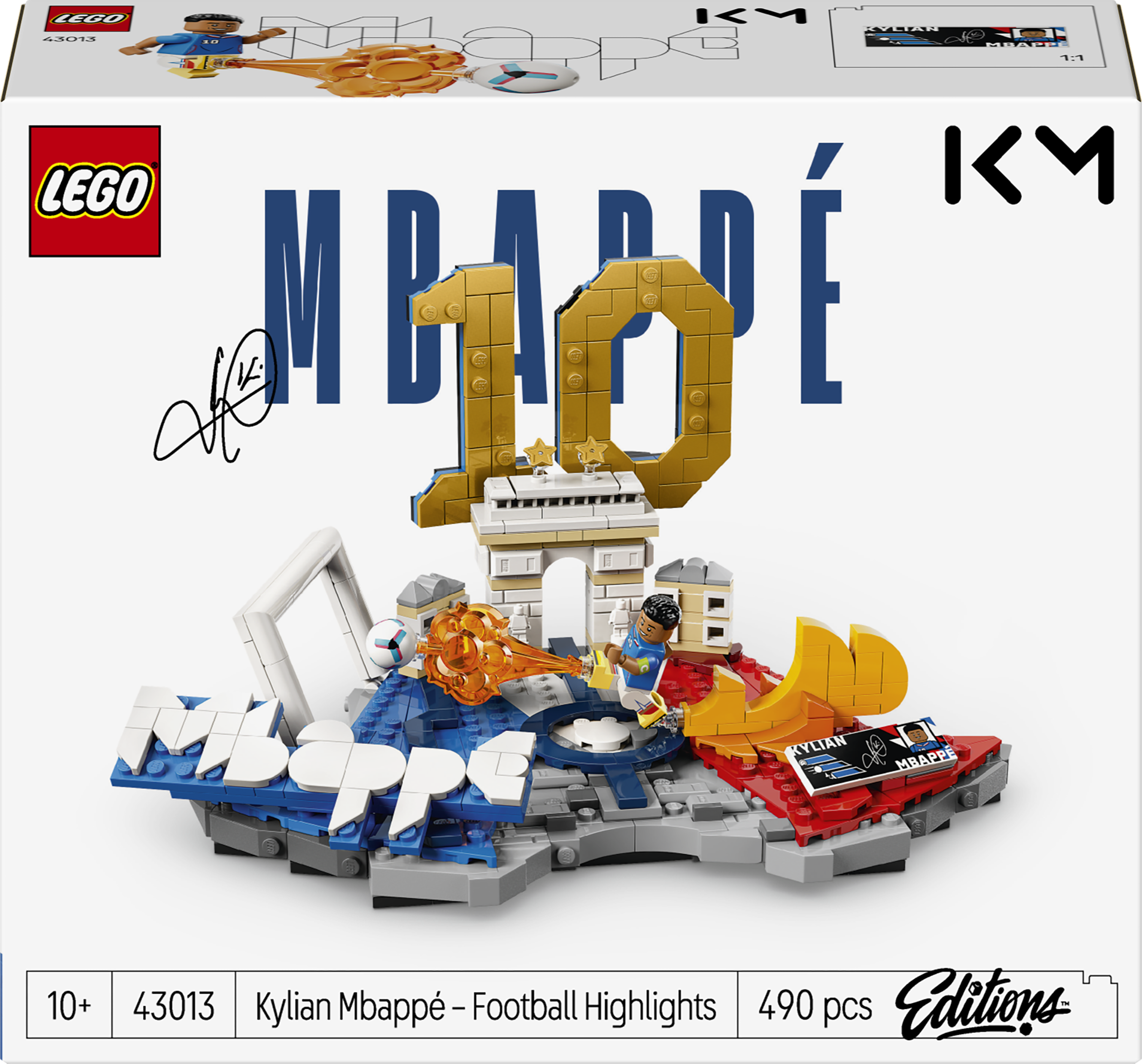 LEGO® Editions Kylian Mbappé – Soccer Highlights (43013)