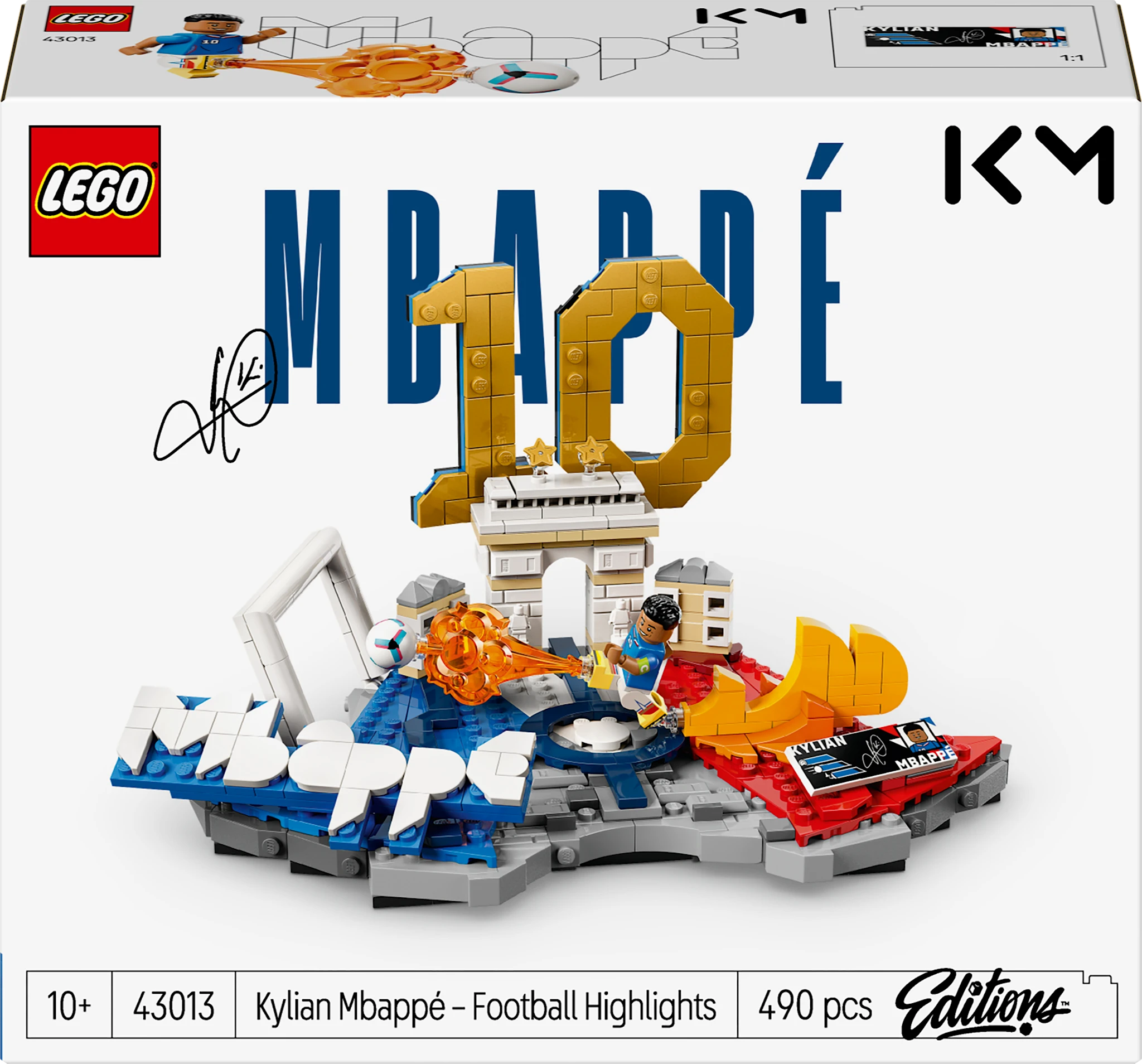 Tuotekuva ille LEGO® Editions Kylian Mbappé – Soccer Highlights (43013)