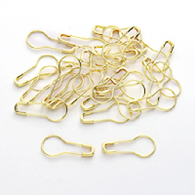 Stickmarkörer i metall 80 st, guld