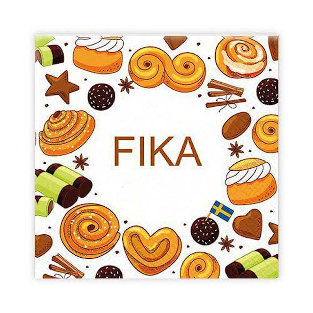 Produktbilde 1 for Kaffserviett FIKA 20-pack Gullers