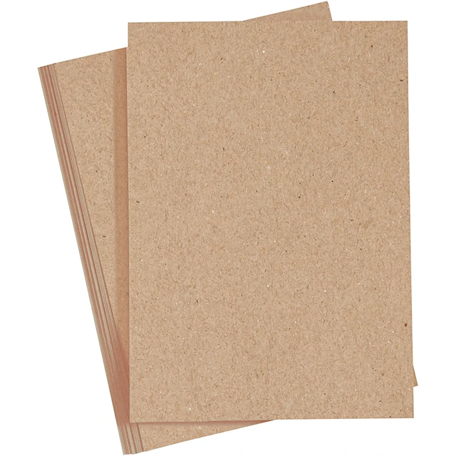 Kartonki, A4, arkki 210x297 mm, 220 g, luonnonrusk., 10 kpl/ 1 pkt