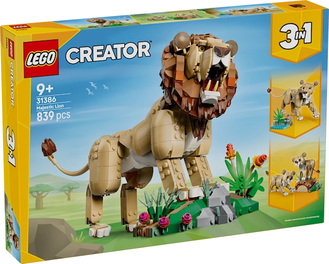 Villieläimet: uljas leijona LEGO® Creator (31386)