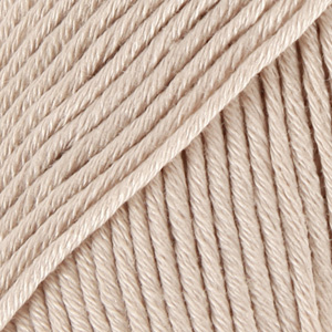 Muskat Bomullsgarn 50 g Ljus Beige (61) Drops