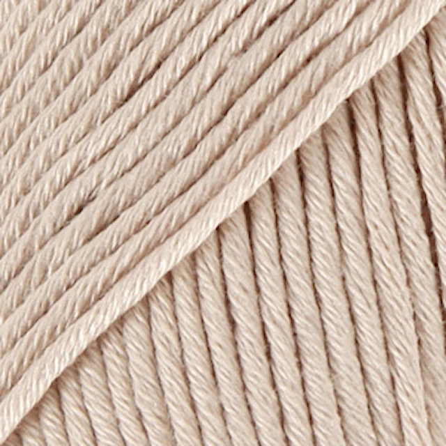 Muskat Bomullsgarn 50 g Ljus Beige (61) Drops