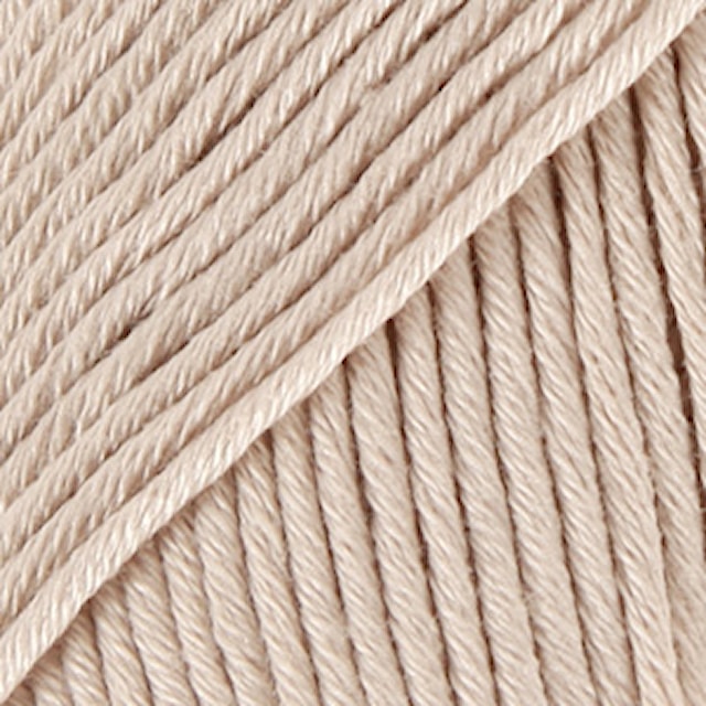 Muskat Puuvillalanka 50 g 61 light beige Drops