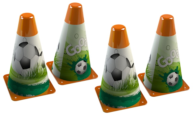 Produktbild 2 för Fotbollsset med Koner Toyrock Summer