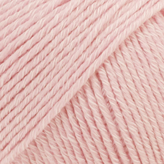 Cotton Merino Uni Colour Garn Ullmix 50 g Powder Pink 05 Drops