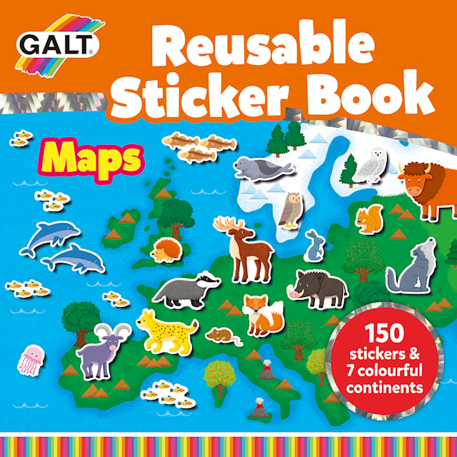 Produktbilde 1 for Klistremerkebok Kart
