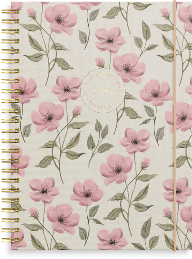 Produktbild 1 för Kalender 2026 A5 Life Planner Essentials Burde