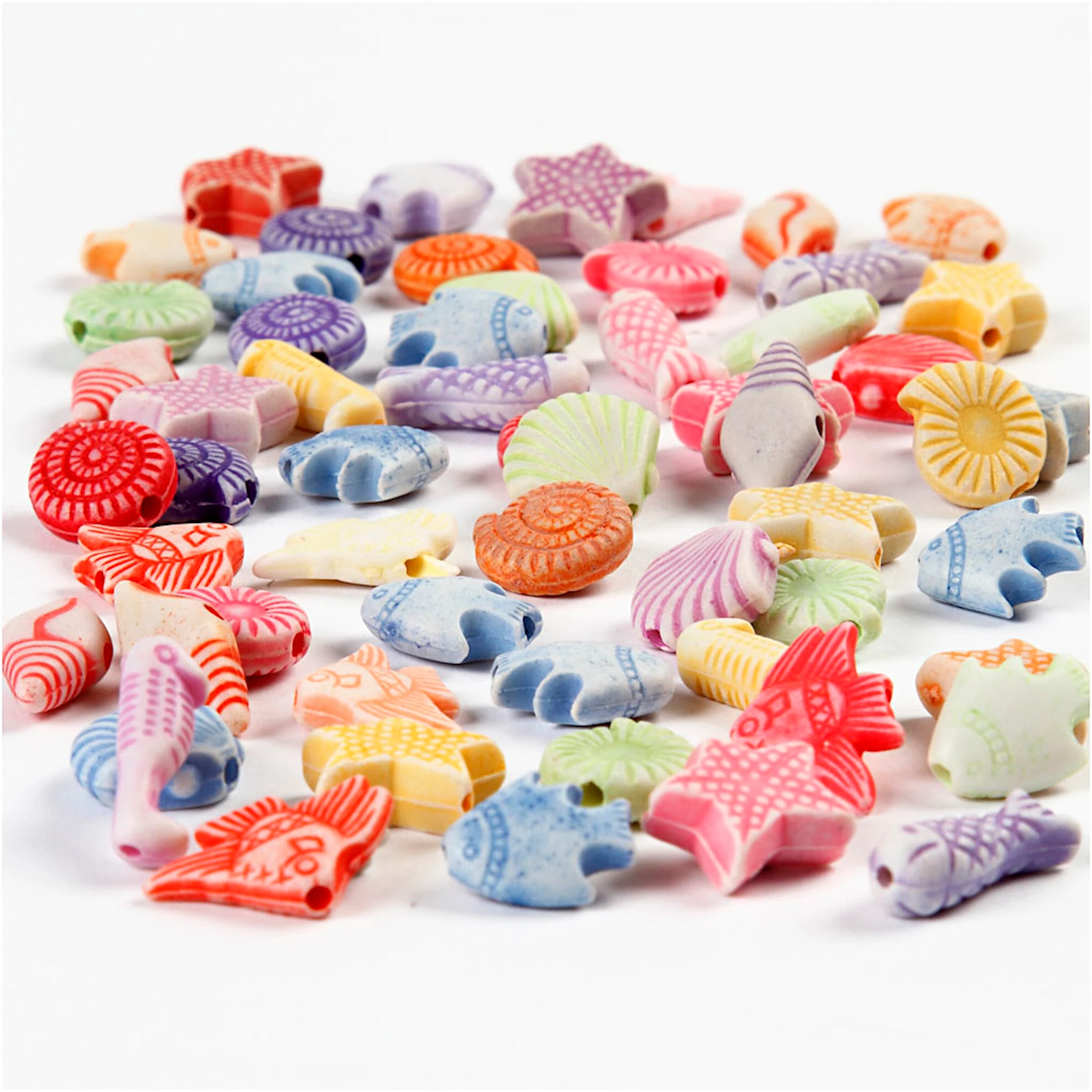 Tuotekuva ille Helmilajitelma, koko 9-12 mm, aukon koko 1,2 mm, ca. 380 kpl, 110 g, 175 ml/ 1 pkt