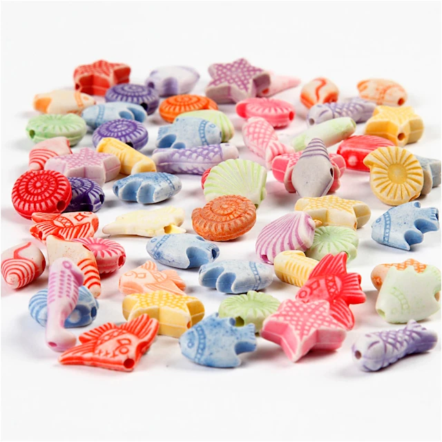 Pärlor Ocean 9-12 mm Pastellfärger 175 ml