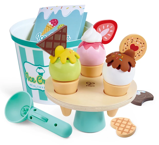 Hape Ice Cream Bucket Playset