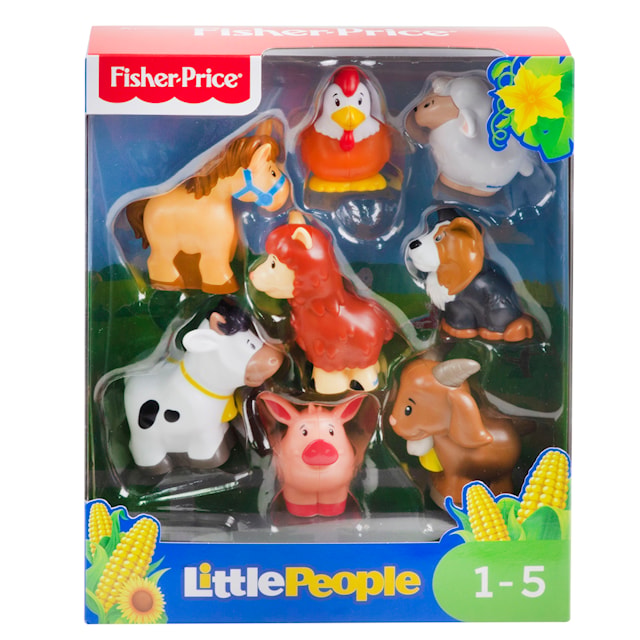 Produktbilde 1 for Little People Bondegårdsdyr 8 St Fisher-Price