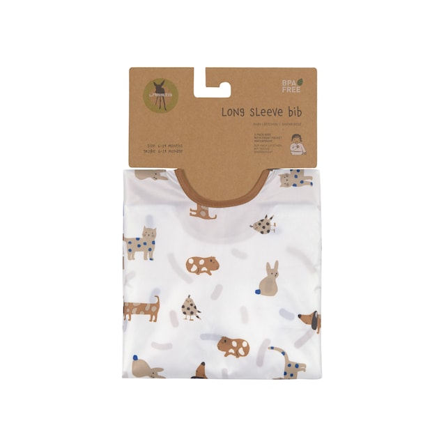 Produktbilde 5 for Långärmad Hakklapp Little Mateys Royal Blue 2-Pack Lässig