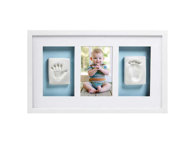 Produktbild 2 för Babyprints Deluxe Ram Trippel, Vit, Pearhead
