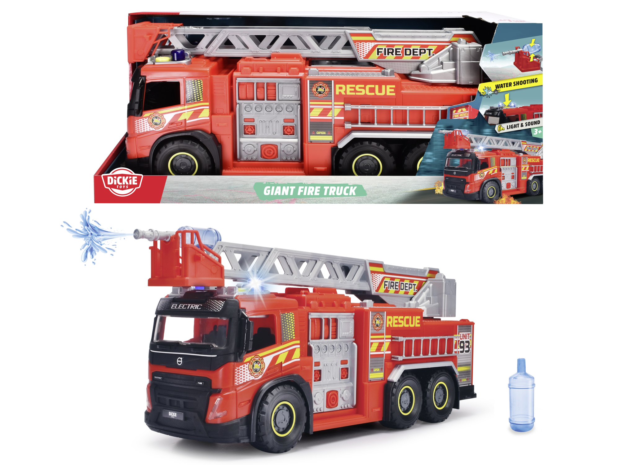 Dickie Toys Volvo Brandbil, 57 cm