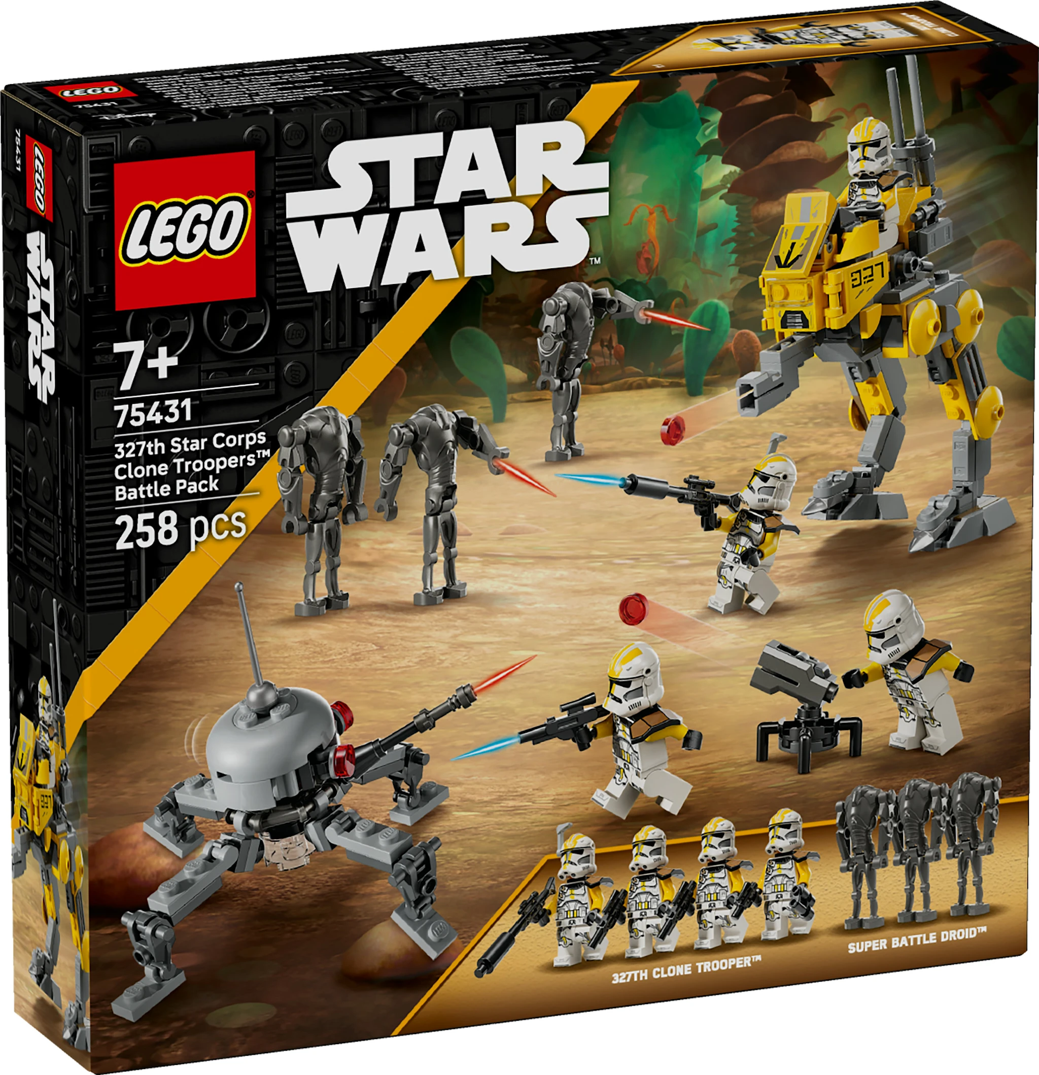 Tuotekuva ille 327. taivasjoukon kloonisotilaat ‑taistelupaketti LEGO® Star Wars™ (75431)