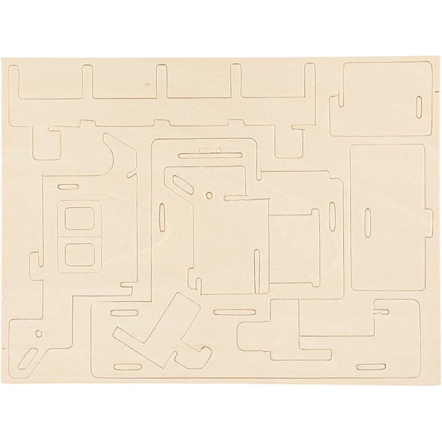 Tuotekuva 3 - 3D-Palapeli, talo ramppeineen, koko 22,5x17,5x20,5, 1 kpl