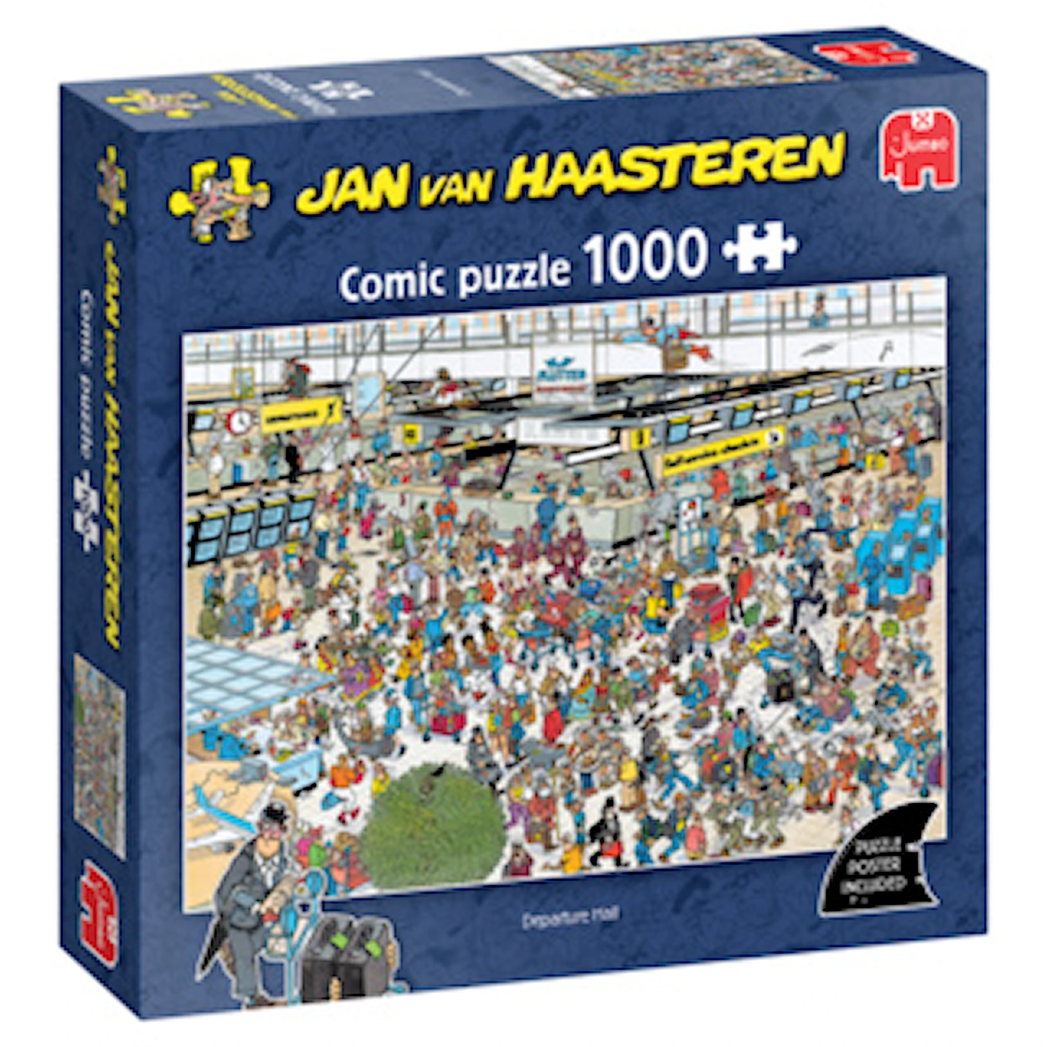 Produktbild för Jan van Haasteren Departure Hall Pussel 1000 bitar