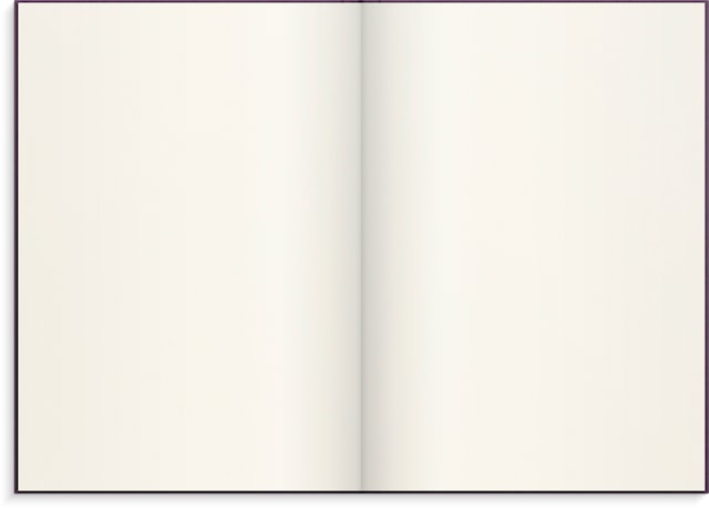Produktbild 2 för Notebook Textile Plum Blank A5 Burde