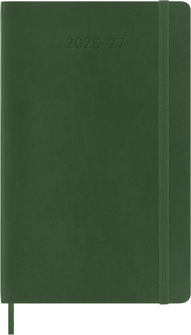 Classic Soft 18M 26/27 Week Note Large Myrtle Green Moleskine