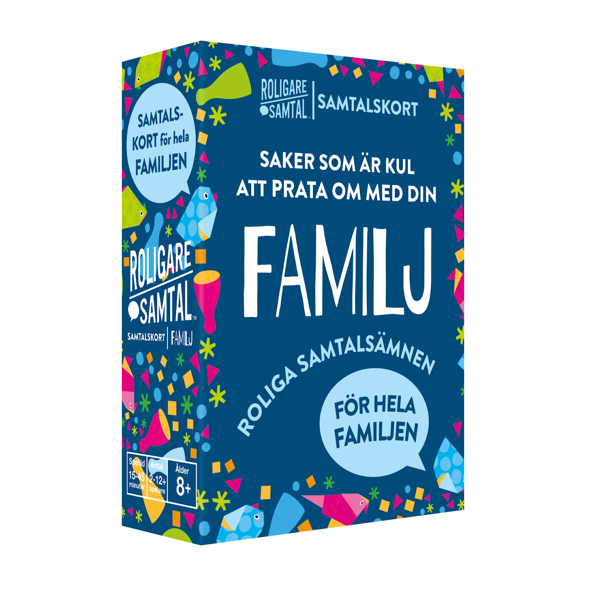Produktbild för Roligare Samtal Familj Kylskåpspoesi (SE)