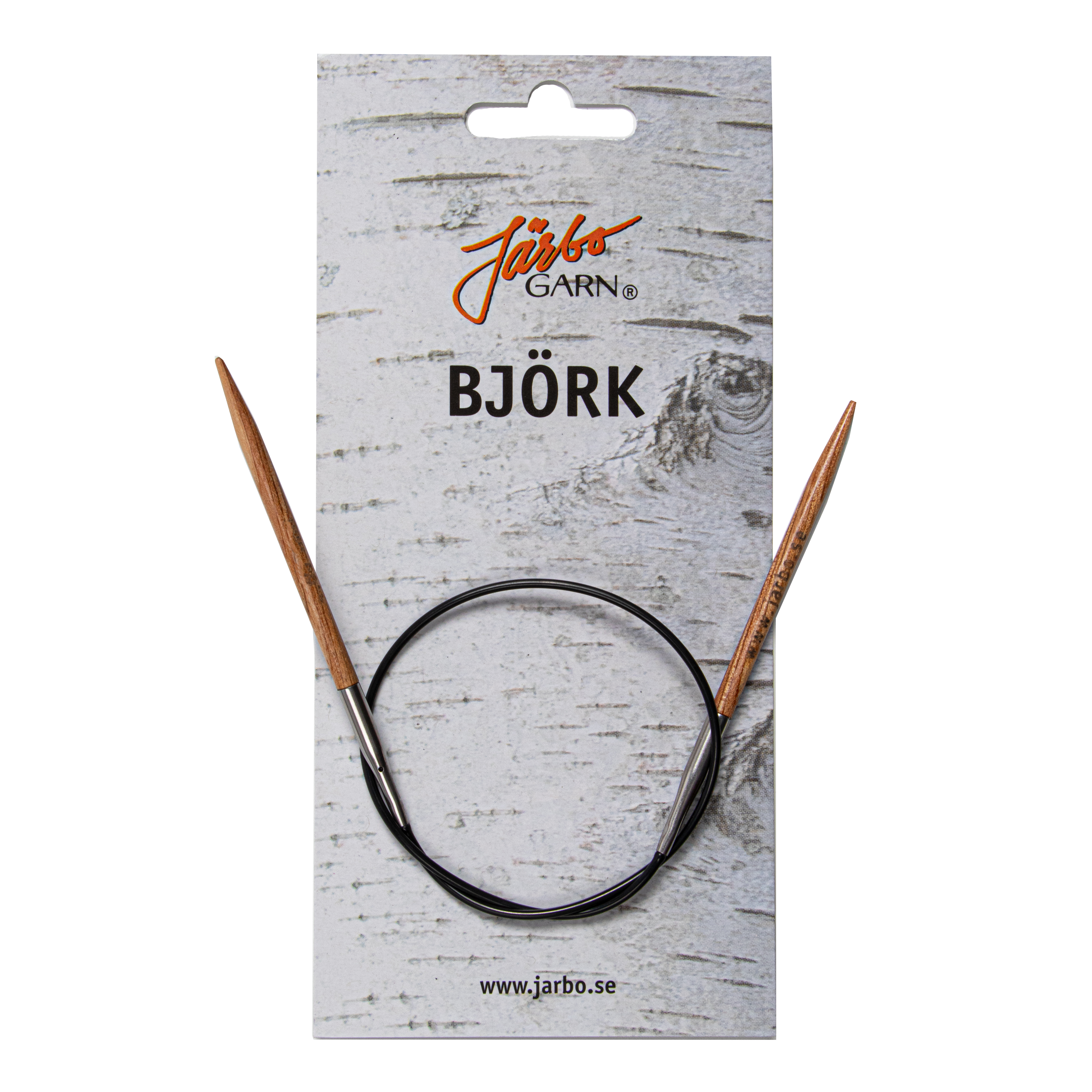 Rundstickor 80 cm/4,5 mm Björk 1 st Järbo